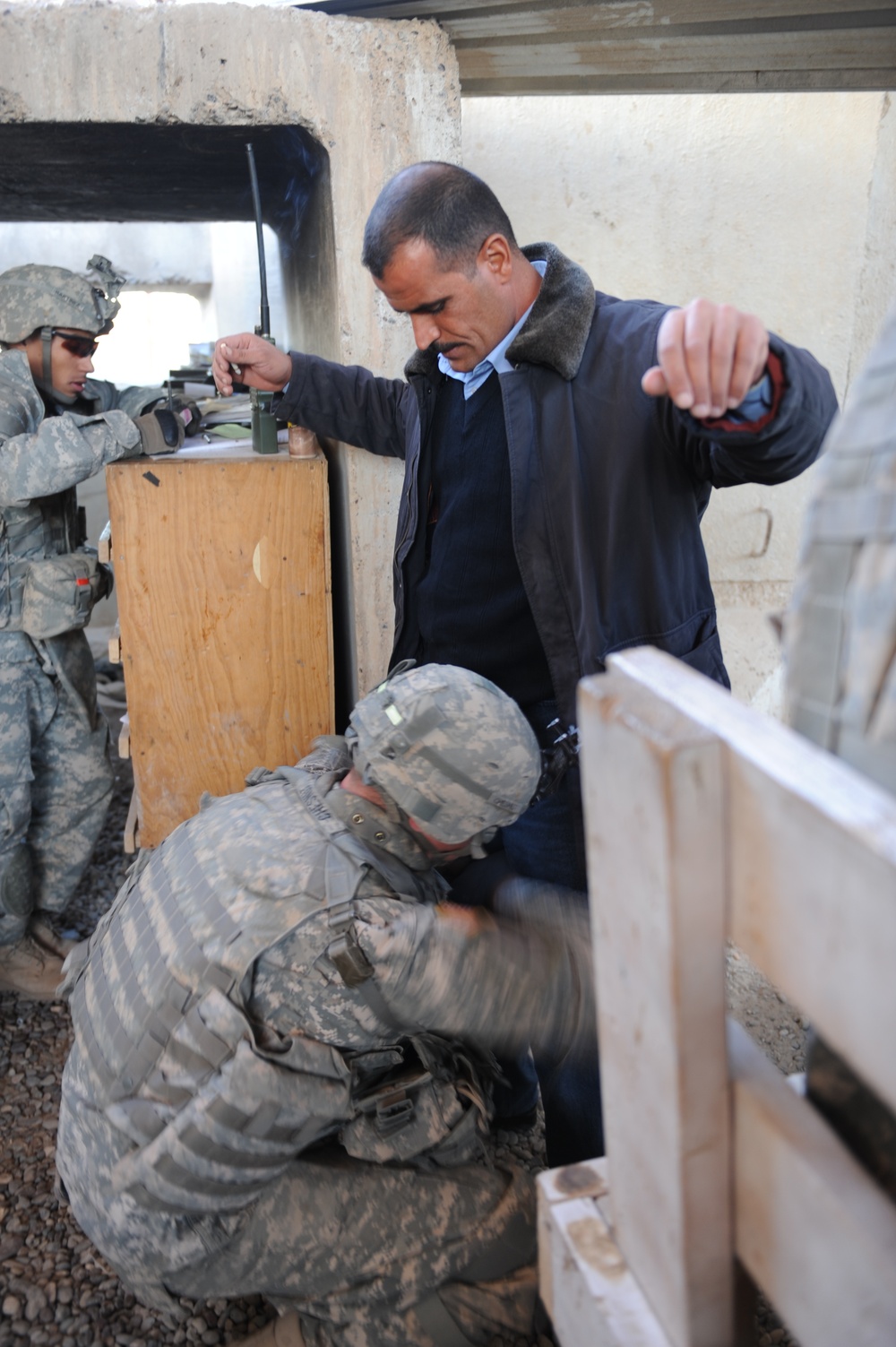 Presence patrol in Bayji