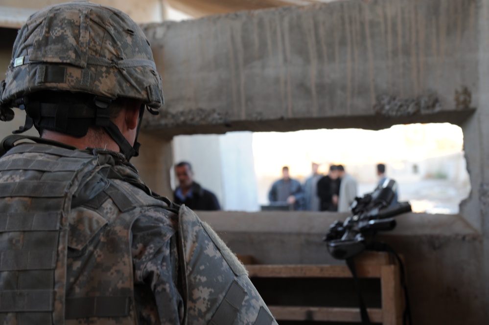 Presence patrol in Bayji