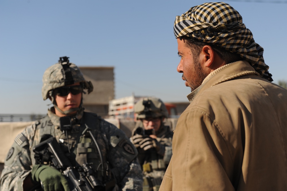 Presence patrol in Bayji