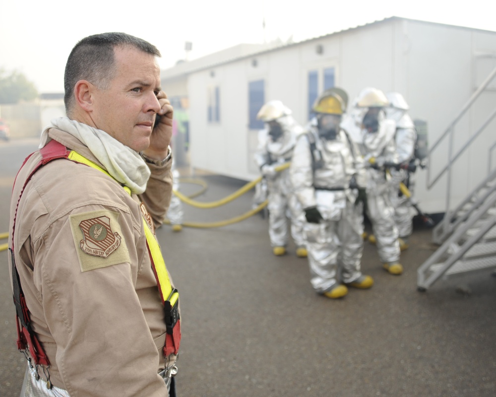 U.S. Air Force Firefighters Relocate, Expand Iraqi Fire Training Course