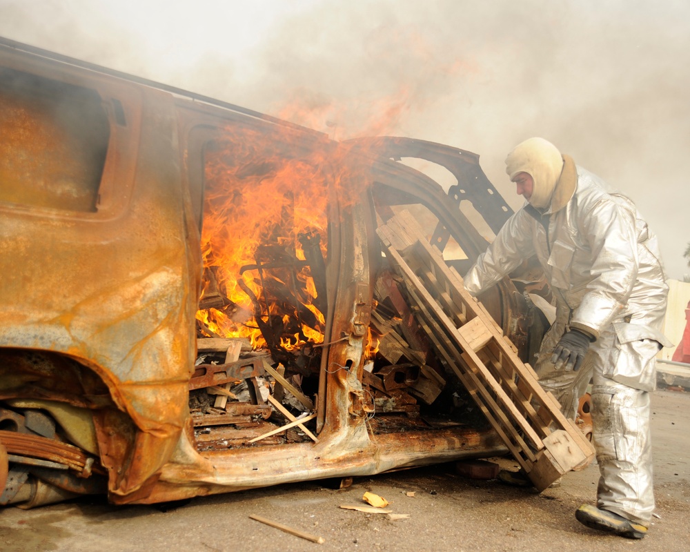 U.S. Air Force Firefighters Relocate, Expand Iraqi Fire Training Course