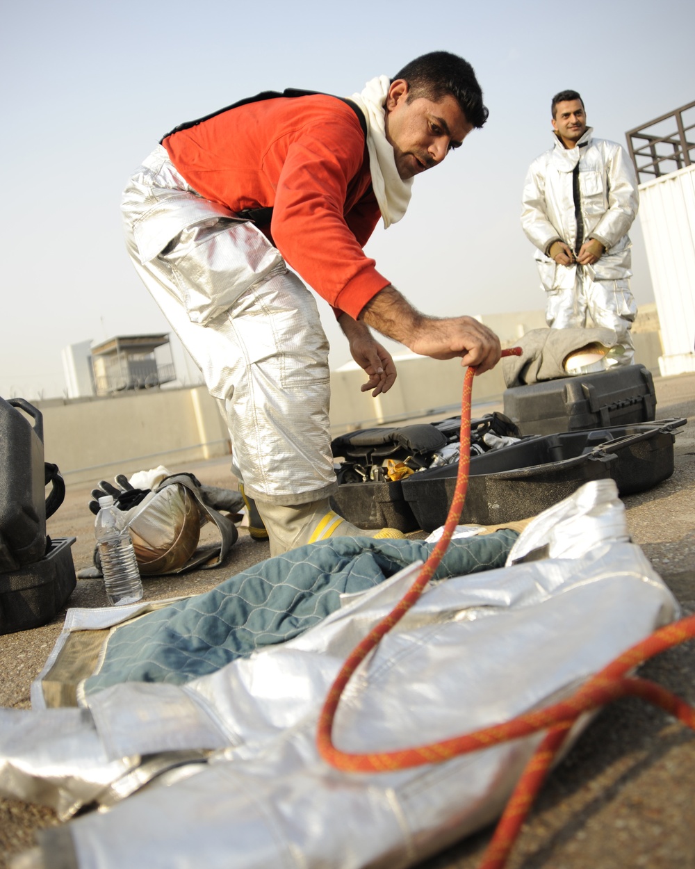 U.S. Air Force Firefighters Relocate, Expand Iraqi Fire Training Course