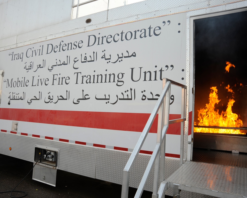 U.S. Air Force Firefighters Relocate, Expand Iraqi Fire Training Course