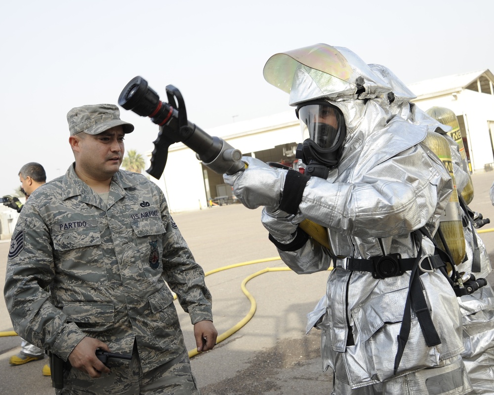 U.S. Air Force Firefighters Relocate, Expand Iraqi Fire Training Course