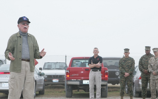 WWII Marine Raider Speaks to Marines