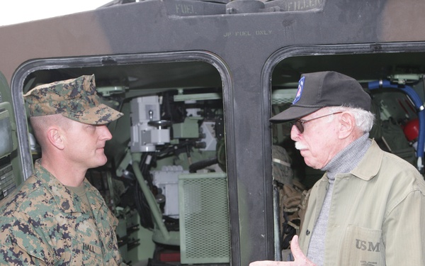 WWII Marine Raider Speaks to Marines
