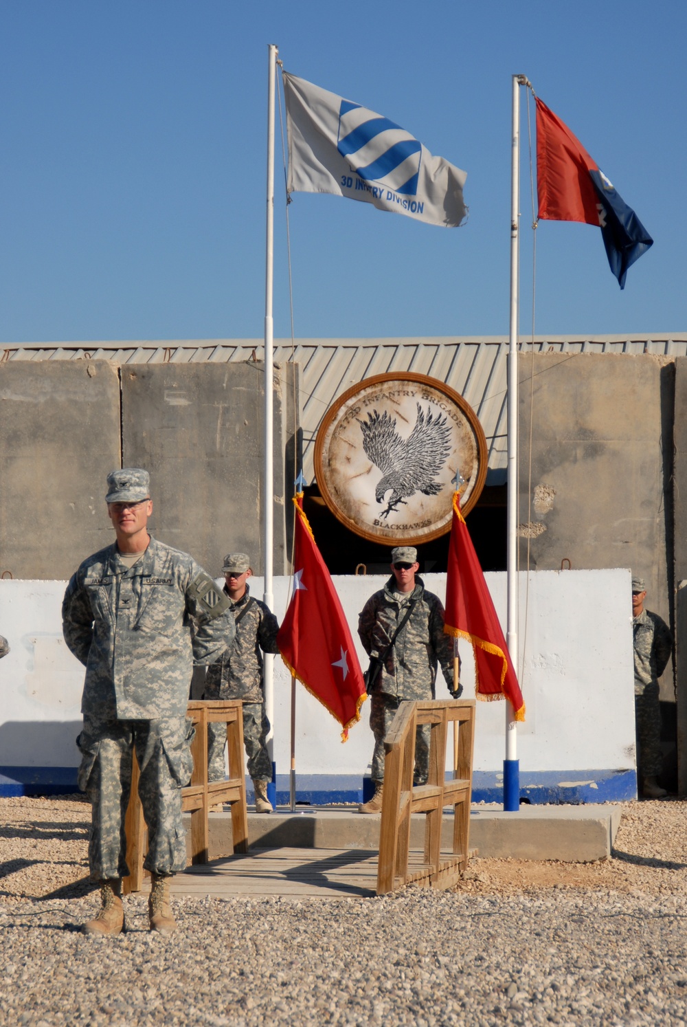 Transfer of Authority at Forward Operating Base Kalsu