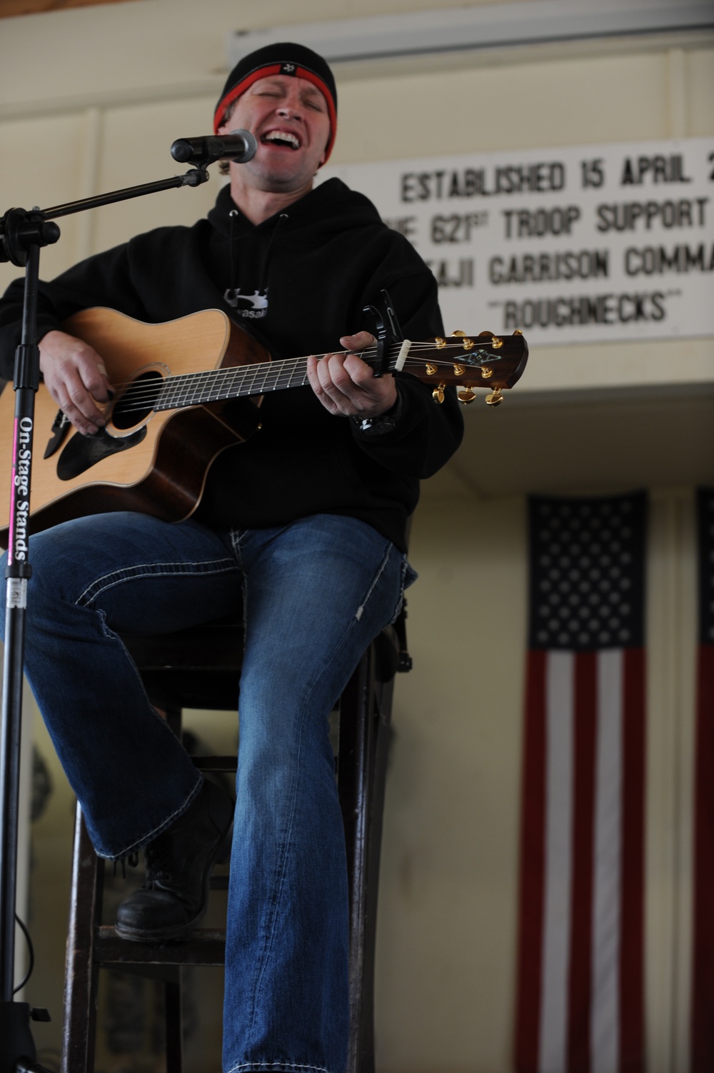 USO tour at Camp Taji