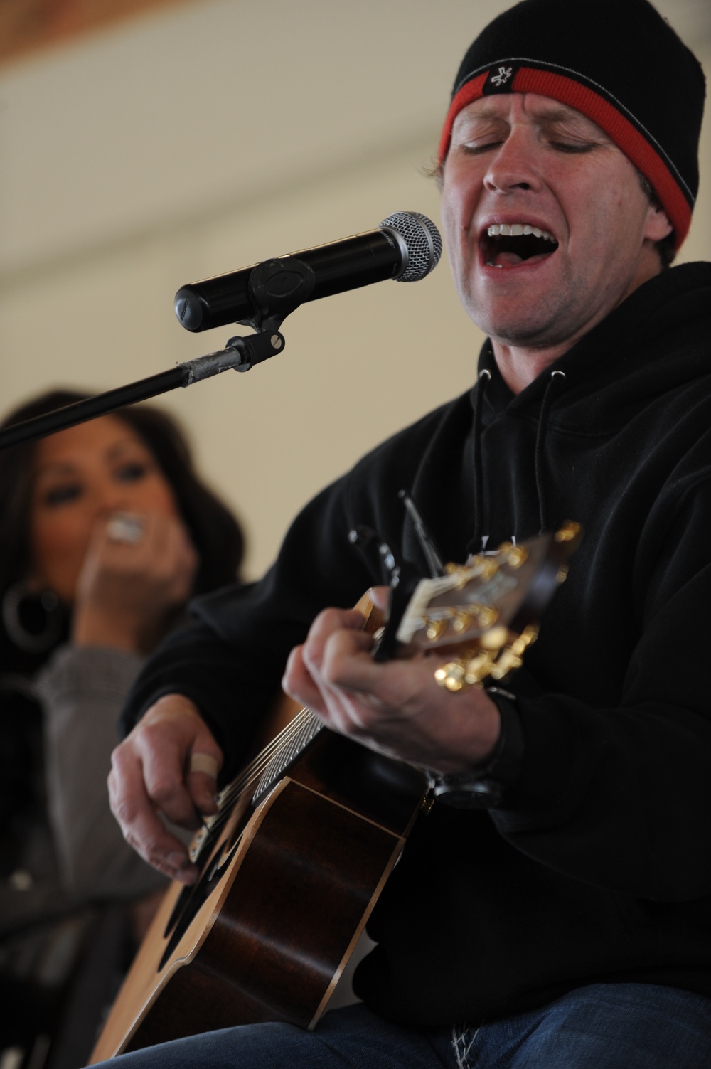 USO tour at Camp Taji