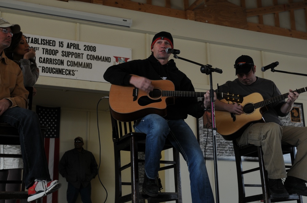 USO tour at Camp Taji