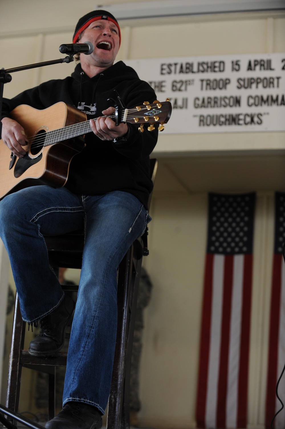 USO tour at Camp Taji