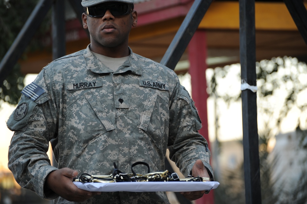 Spurs awarded at Forward Operating Base Loyalty