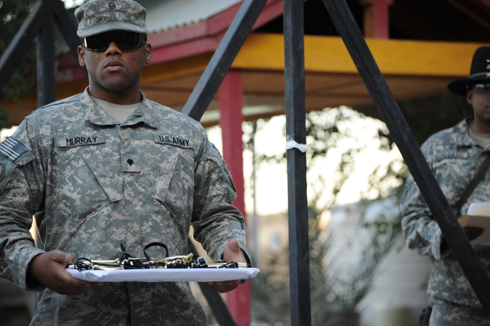 Spurs awarded at Forward Operating Base Loyalty