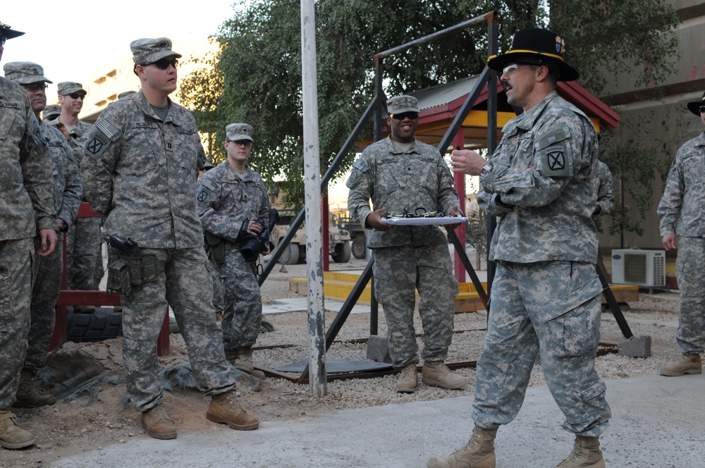 Spurs awarded at Forward Operating Base Loyalty