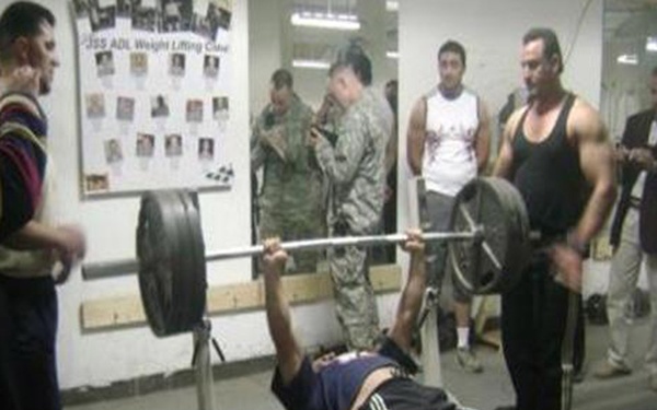 Friendly weightlifting competition brings Iraqis, American Soldiers together