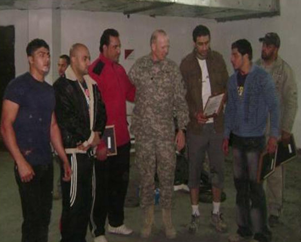 Friendly weightlifting competition brings Iraqis, American Soldiers together