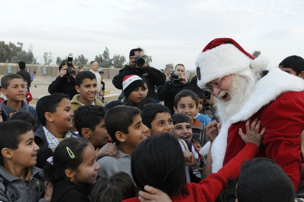 Iraqi Boy Scouts and Girl Guides at Camp Liberty Iraq