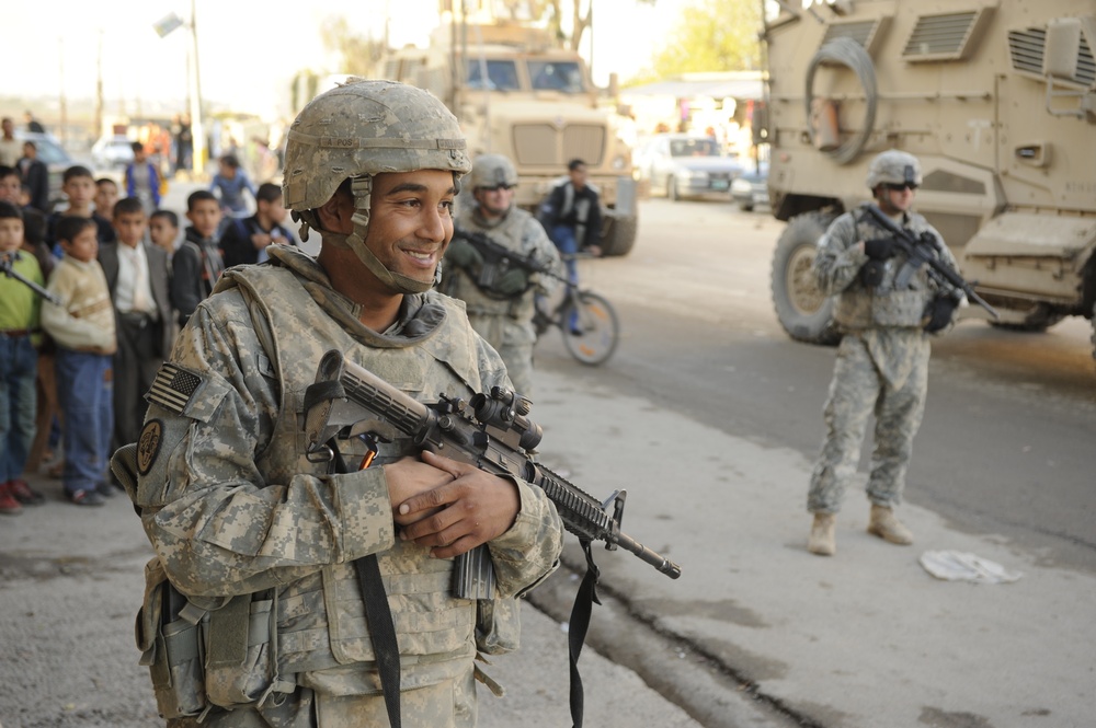 Patrol in Hammam Al Alill, Iraq