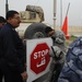 Signs for Iraqi highway police