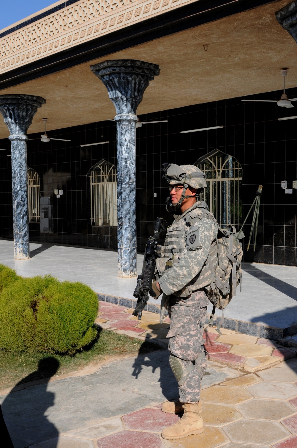Meeting the Shieks in Al Butoma, Iraq