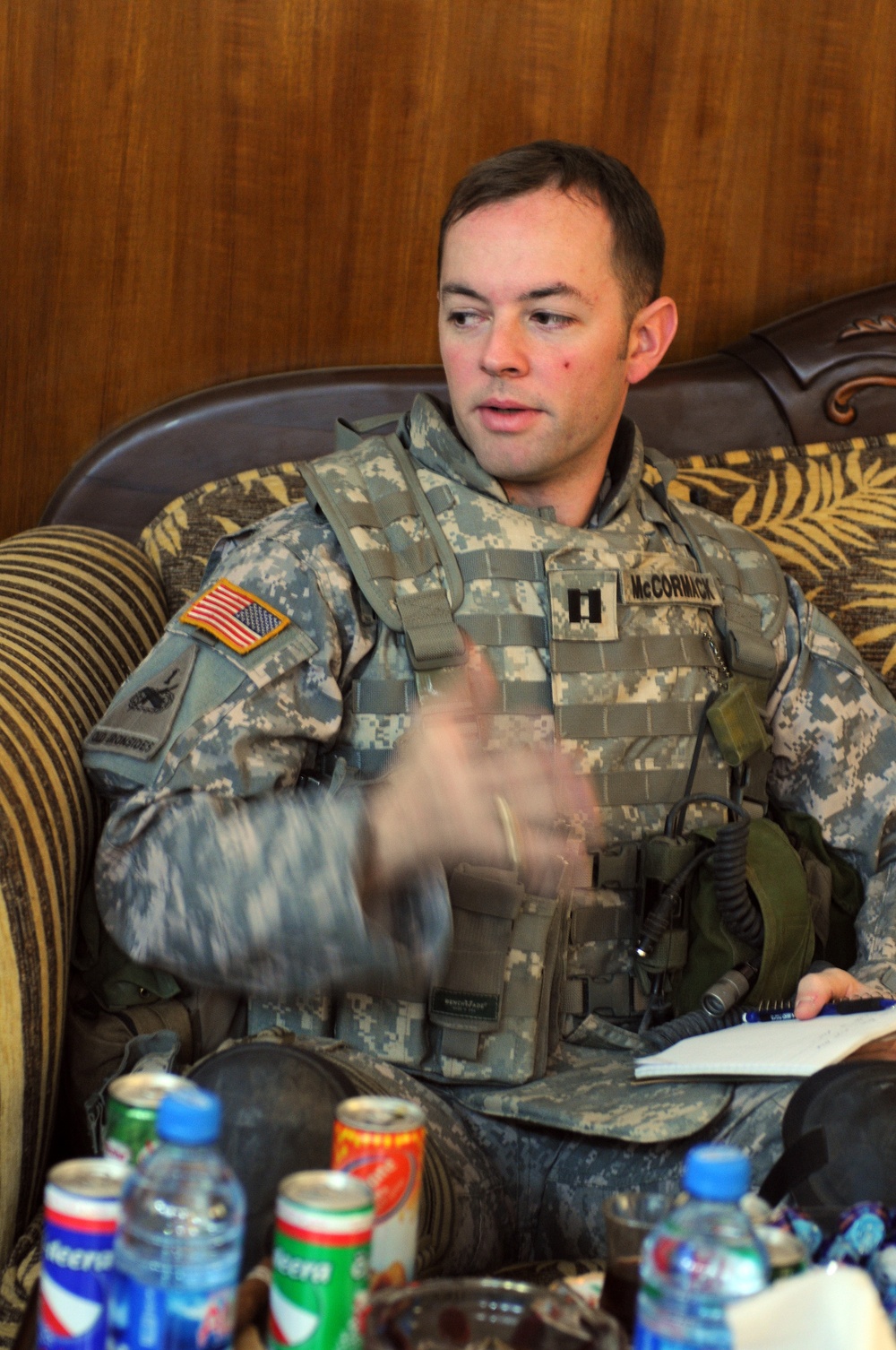 Meeting the Shieks in Al Butoma, Iraq