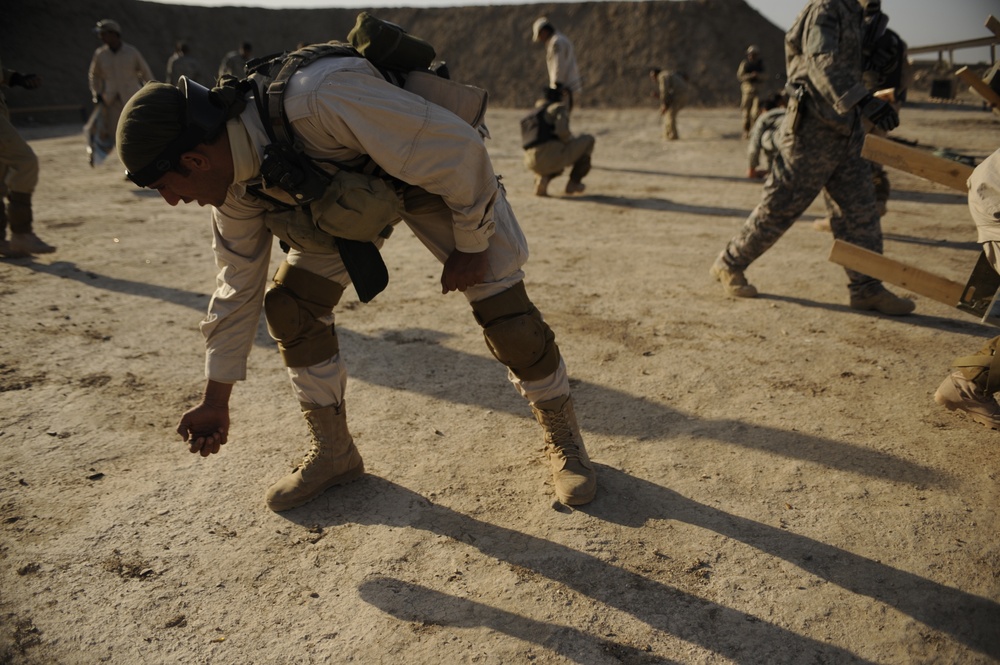 Iraqi Police Training at Forward Operating Base Echo