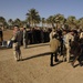 Meet with Sheiks and hand out supplies in Shinafiyah Iraq