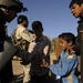 Meet with Sheiks and hand out supplies in Shinafiyah Iraq