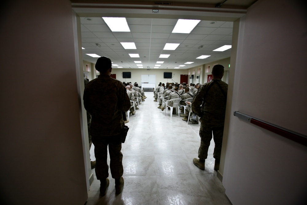 Visiting Marine Corps units in Iraq and Afghanistan
