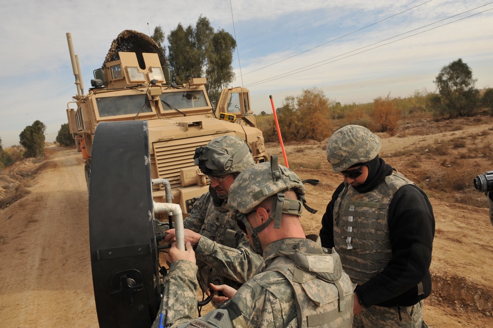 Patrol in Diyala Province of Iraq
