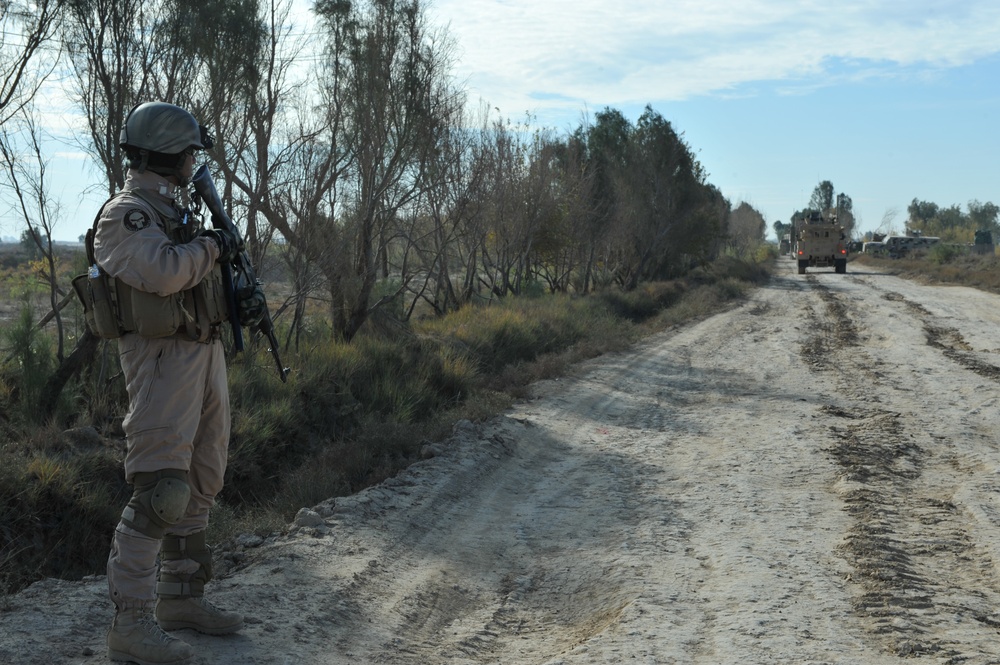Patrol in Diyala Province of Iraq
