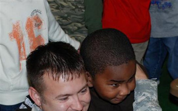 Children bring out kid in local Soldier