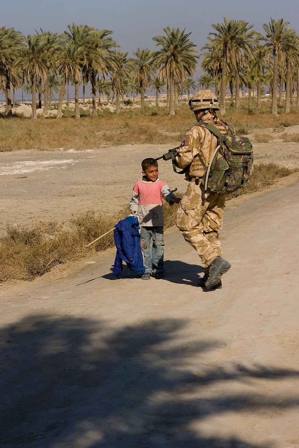 Presence patrol in Basra