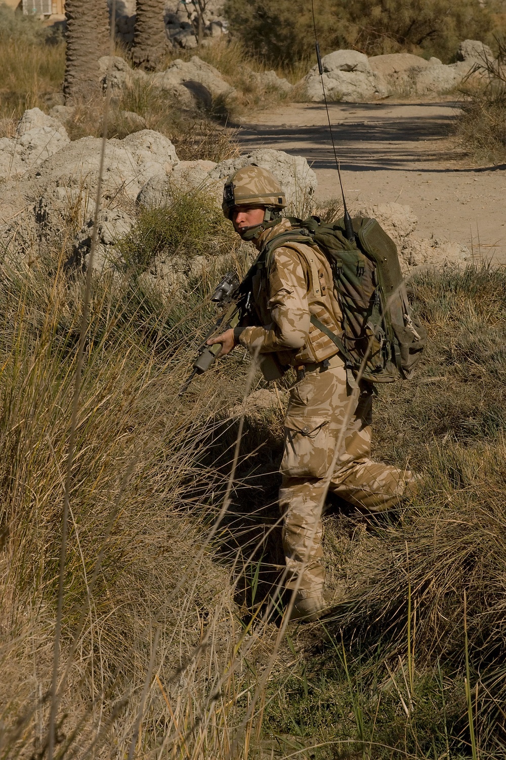 Presence patrol in Basra