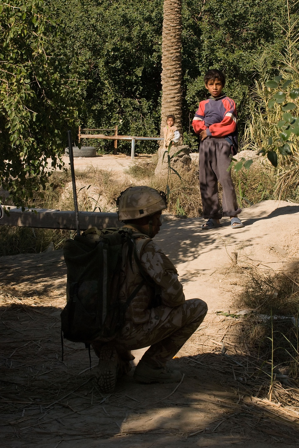 Presence patrol in Basra