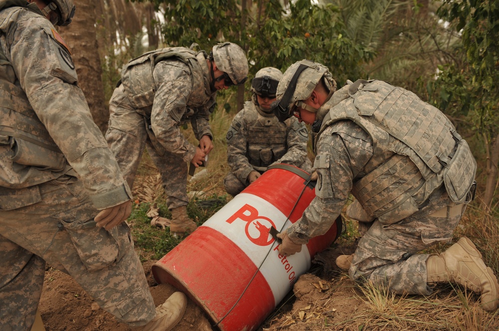 Controlled burns in Naqib palm groves