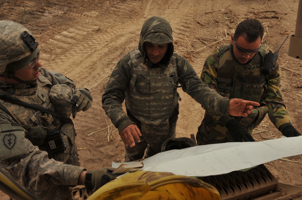 Controlled burns in Naqib palm groves