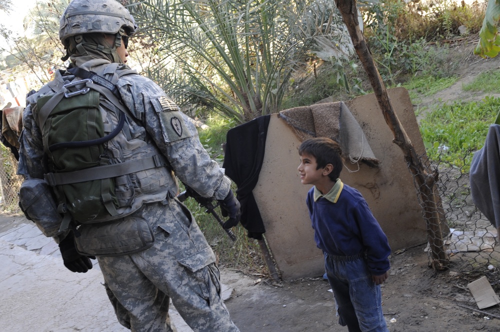 Presence patrol in Baghdad
