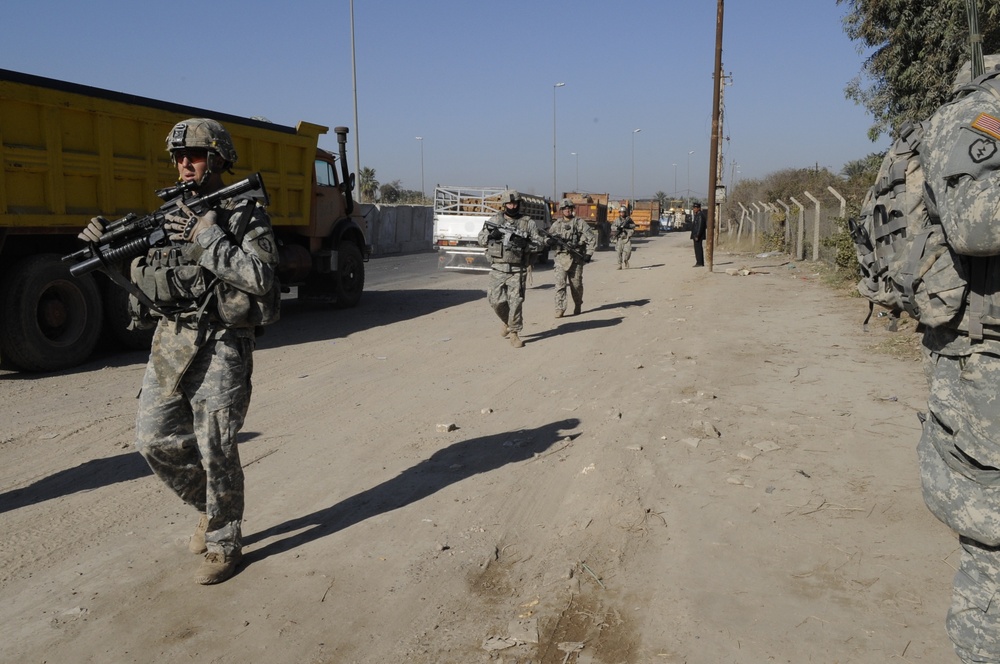 Presence patrol in Baghdad
