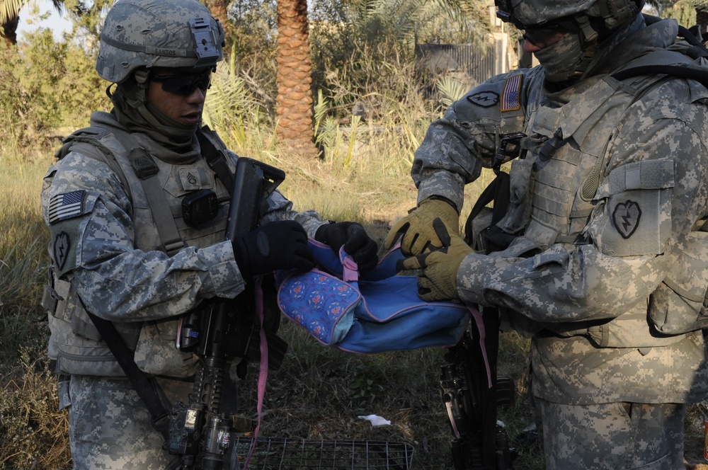 Presence patrol in Baghdad