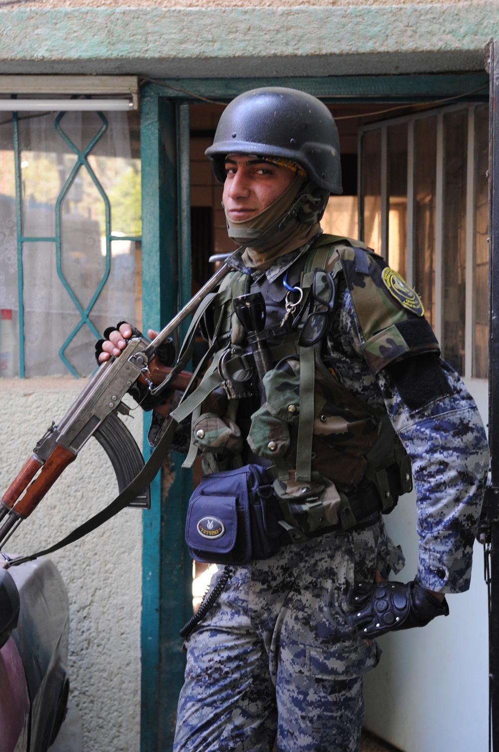 Patrol and search in Baghdad