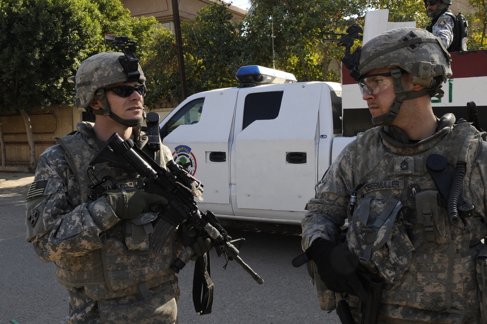 Patrol and search in Baghdad
