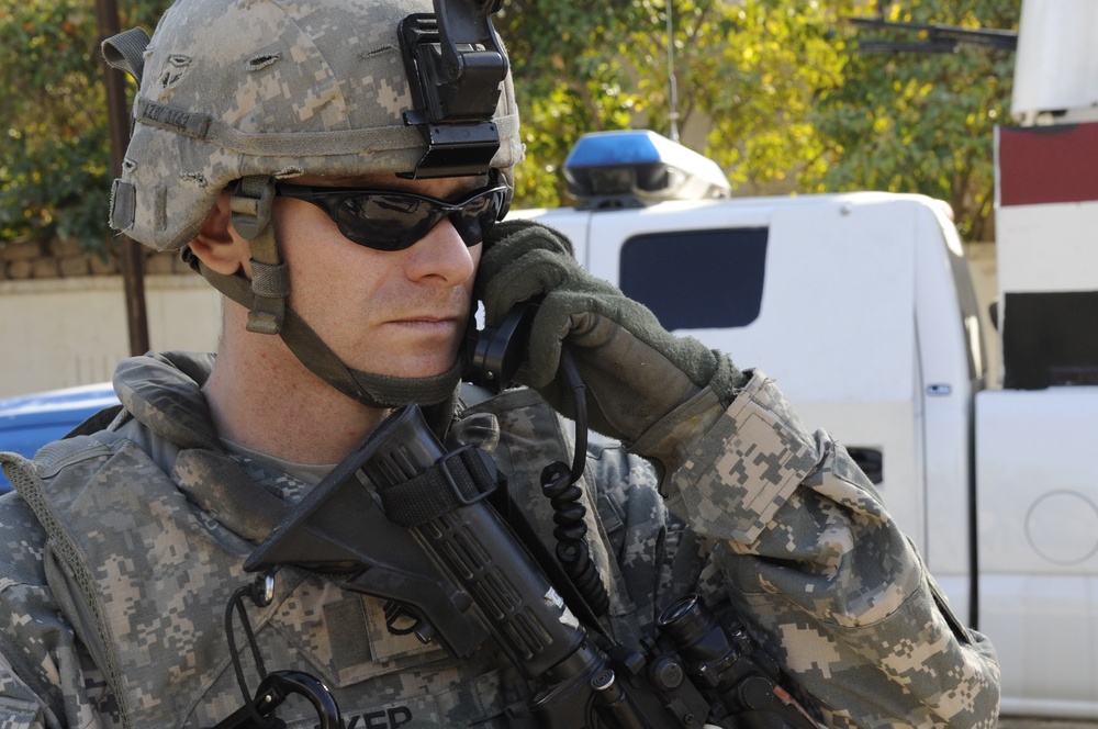 Patrol and search in Baghdad