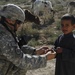 Soldiers deliver school supplies to children in Al Buaiibyes