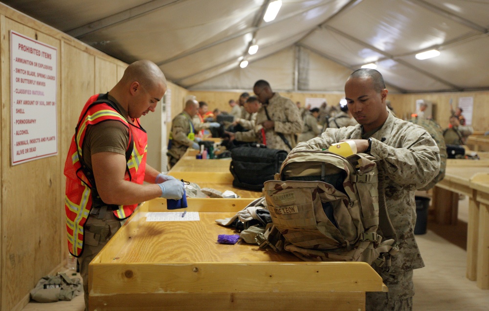 Customs Agents at Al Asad Air Base