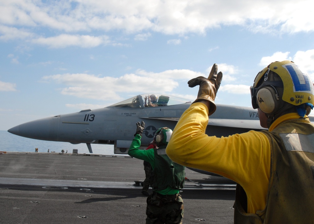 F/A-18 Super Hornet aboard USS Theodore Roosevelt