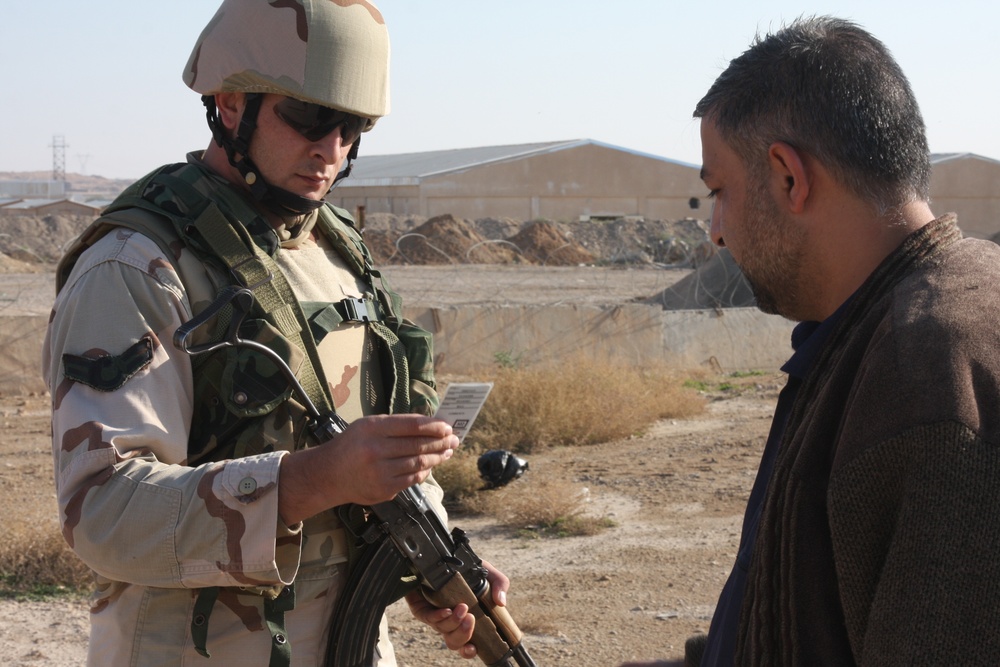 Guarding the Haditha Dam