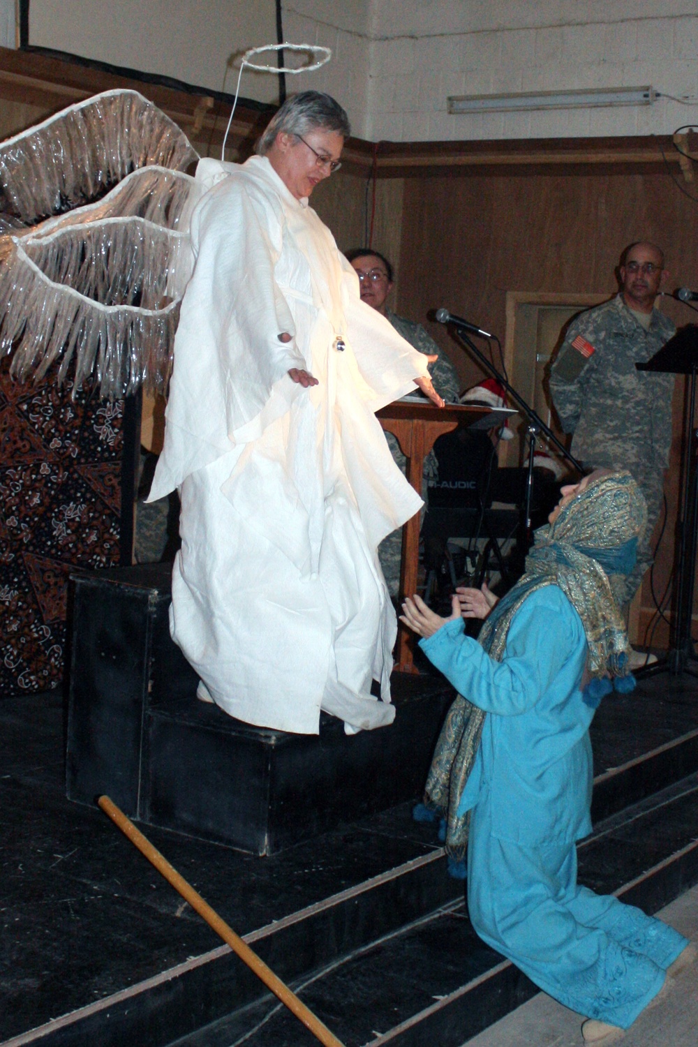 Service Members Celebrate Christmas at Camp Ramadi