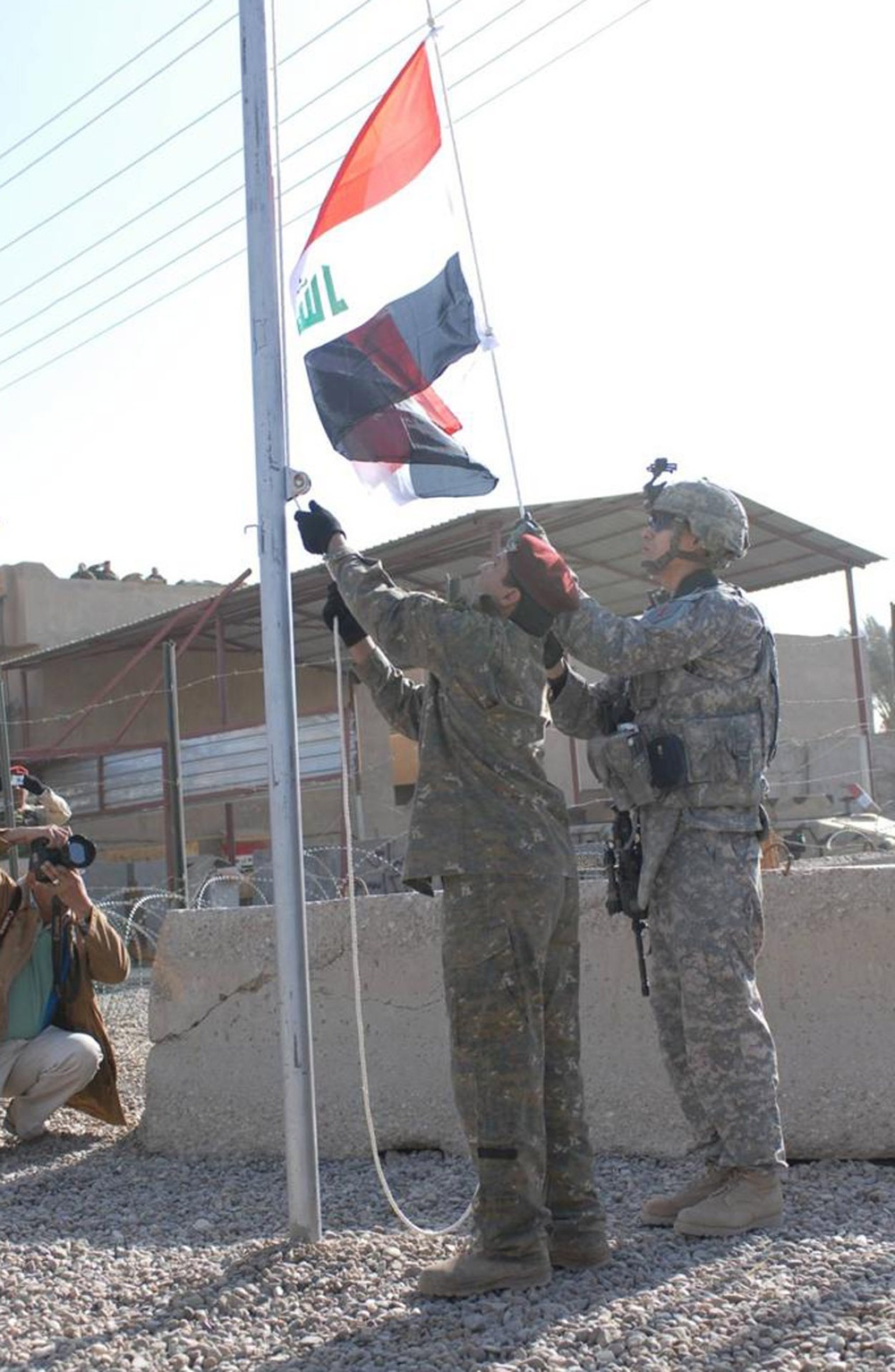 History made as Iraqi security forces take control of Joint Security Station Ghazaliyah III