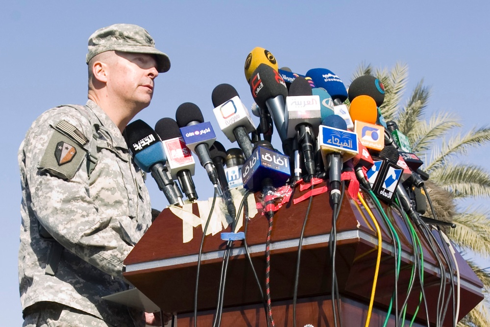 Turnover of security in Baghdad